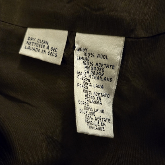 Women’s Rena Rowan Blazer Suit Jacket Chocolate Brown in XL - Picture 6 of 7